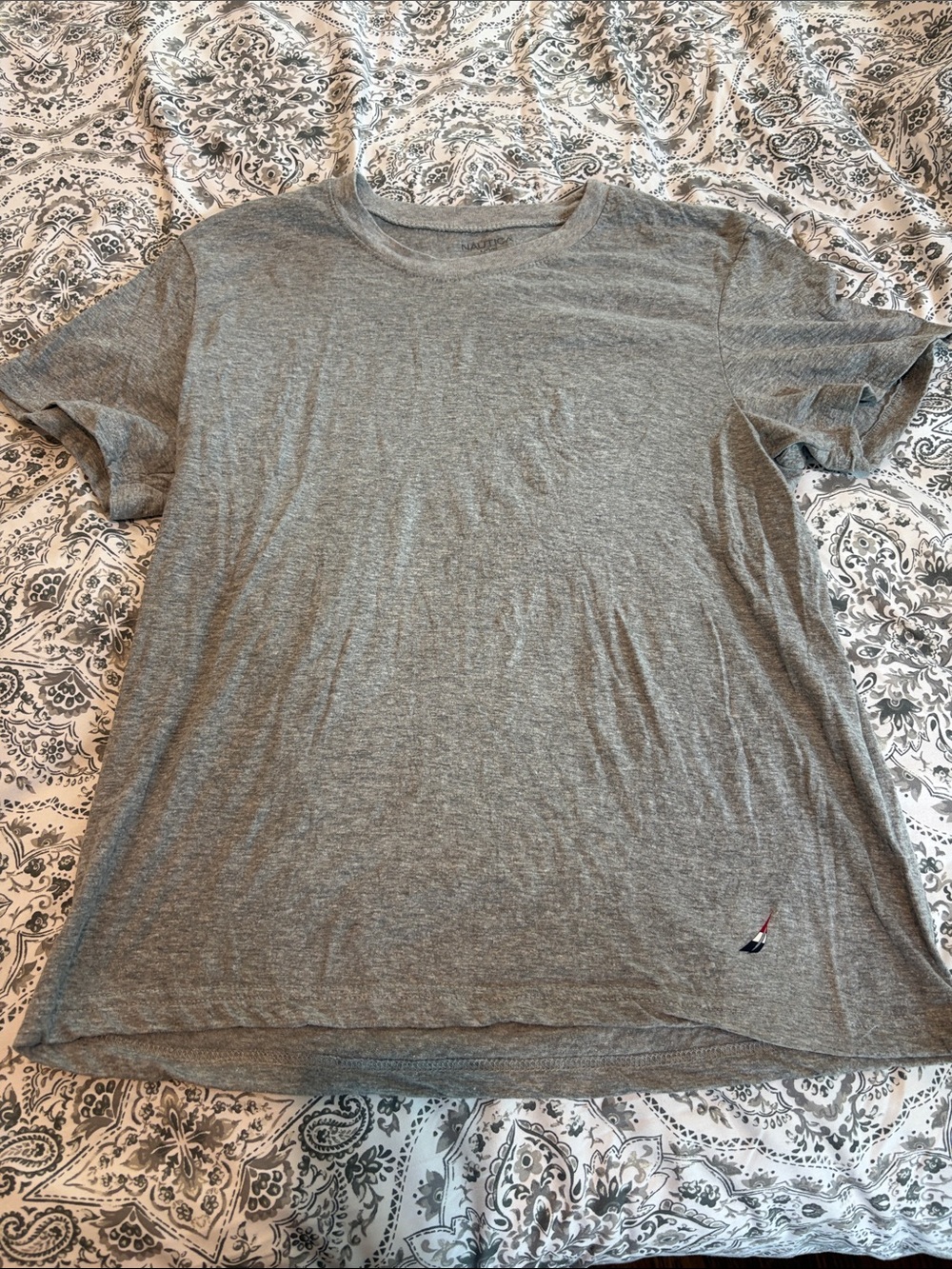 Nautica Heather Gray Short Sleeve Crewneck Tee
